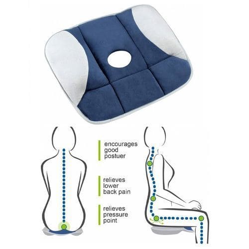 Pure Posture Seat Cushion, Massage Seat Cushion, Comfort Foam Tailbone Pillow, Car Seat Pad, Memory Foam Seat Cushion For Relaxation, Back Pain Relief Pillow, Hemorrhoid Tailbone Cushion, Posture Seat Pads for Office Wheelchair Kitchen Car Pure Posture Seat Cushion, Massage Seat Cushion, Comfort Foam Tailbone Pillow, Car Seat Pad, Memory Foam Seat Cushion For Relaxation, Back Pain Relief Pillow, Hemorrhoid Tailbone Cushion, Posture Seat Pads for Office Wheelchair Kitchen Car